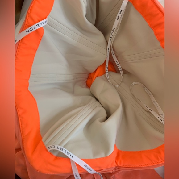 Halston Strapless Georgette Gown - Picture 6 of 11